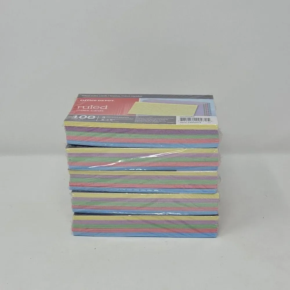 Office Depot Assorted Pastel Colors 3